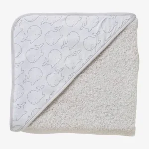 Cape De Bain Parent/bébé Gris Clair – Vertbaudet 7
