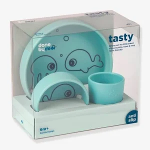 Coffret Repas 3 Pièces DONE BY DEER Sea Friends En Silicone Bleu – Done By Deer 12