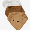Lot De 3 Bavoirs Bandanas En éponge Et Gaze De Coton Caramel – Vertbaudet 22
