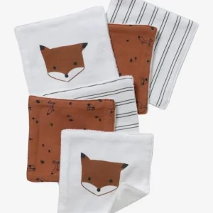 Lot De 6 Lingettes Lavables Lot Renard – Vertbaudet 11