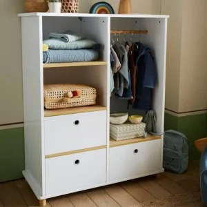 Petit Dressing LIGNE PTILOU Blanc/bois – Vertbaudet 13