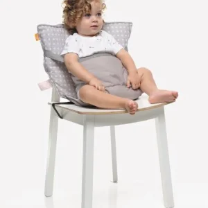 Rehausseur BABYTOLOVE Chaise Nomade Blanc / Marine – Baby To Love 10