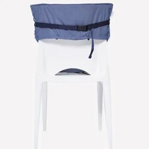 Rehausseur BABYTOLOVE Chaise Nomade Blanc / Marine – Baby To Love 16