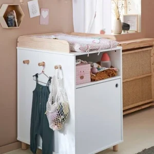 Table à Langer LIGNE PTILOU Blanc/bois – Vertbaudet 12